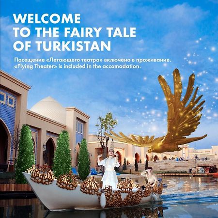 Karavansaray Turkistan Harbour Hotel -Flying Theatre Access Zewnętrze zdjęcie The poster of the project